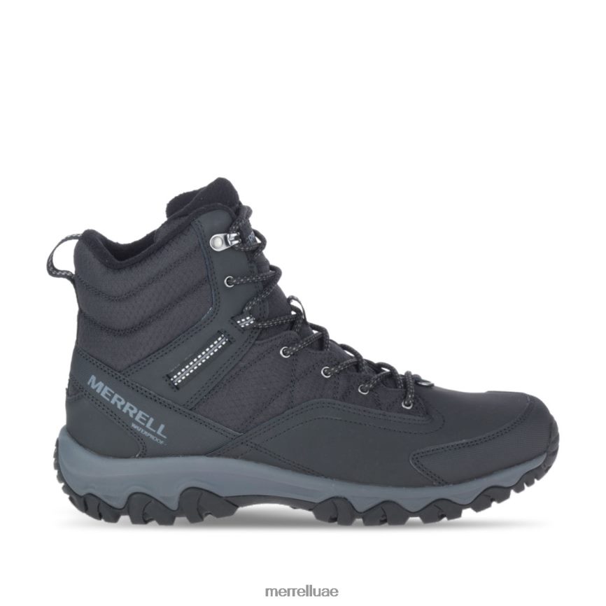 رجال Merrell حذاء ثيرمو اكيتا ميد مقاوم للماء للرجال باللون الأسود أحذية 6XR42L1368 أسود