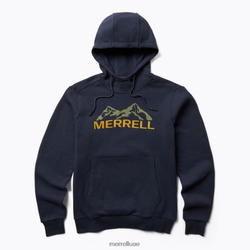 رجال Merrell هودي ثقيل الوزن للرجال باللون البحرية ملابس 6XR42L1376 القوات البحرية