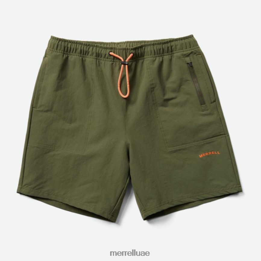 رجال Merrell هايز رجالي قصير من زيتون داستي ملابس 6XR42L224 زيتون مغبر