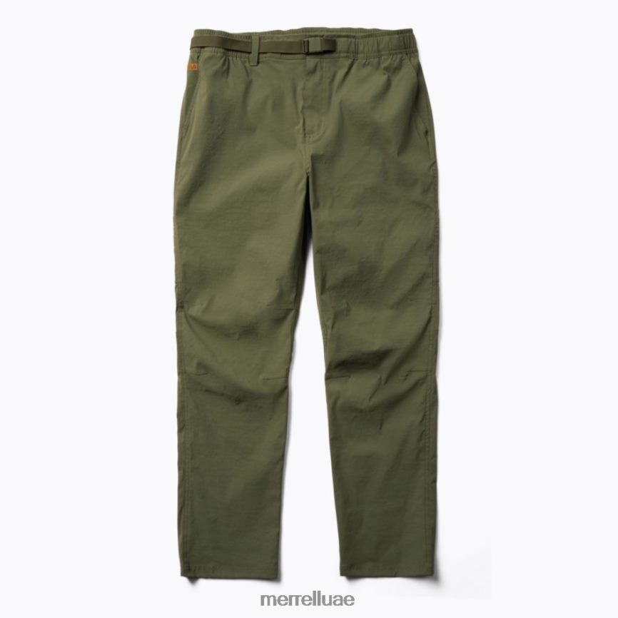 رجال Merrell بنطال هايز هايكر للرجال - زيتوني مغبر ملابس 6XR42L230 زيتون مغبر